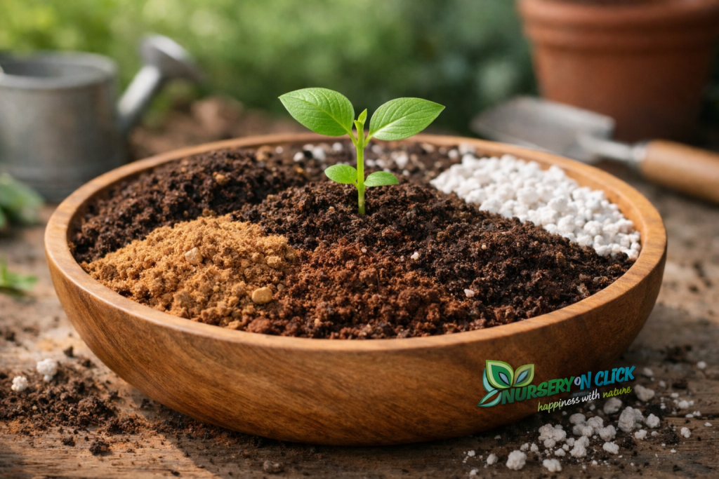 Perfect Soil Mix for Healthy Plants | Nursery On Click