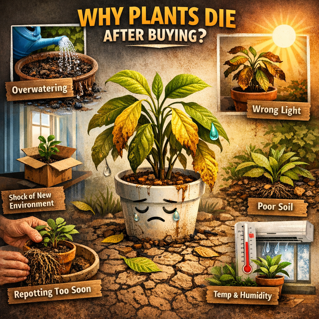 Why Plants Die After Buying